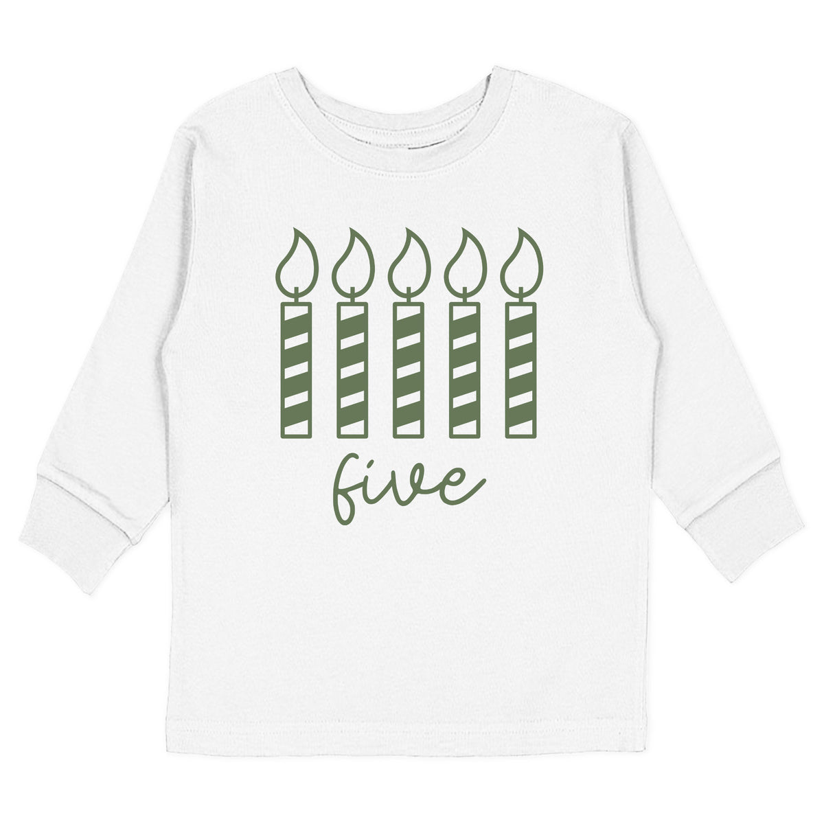 Five Candle Birthday T-Shirt