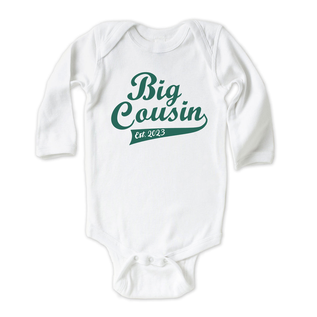 Athletic Big Cousin with Est Year Onesies® Brand
