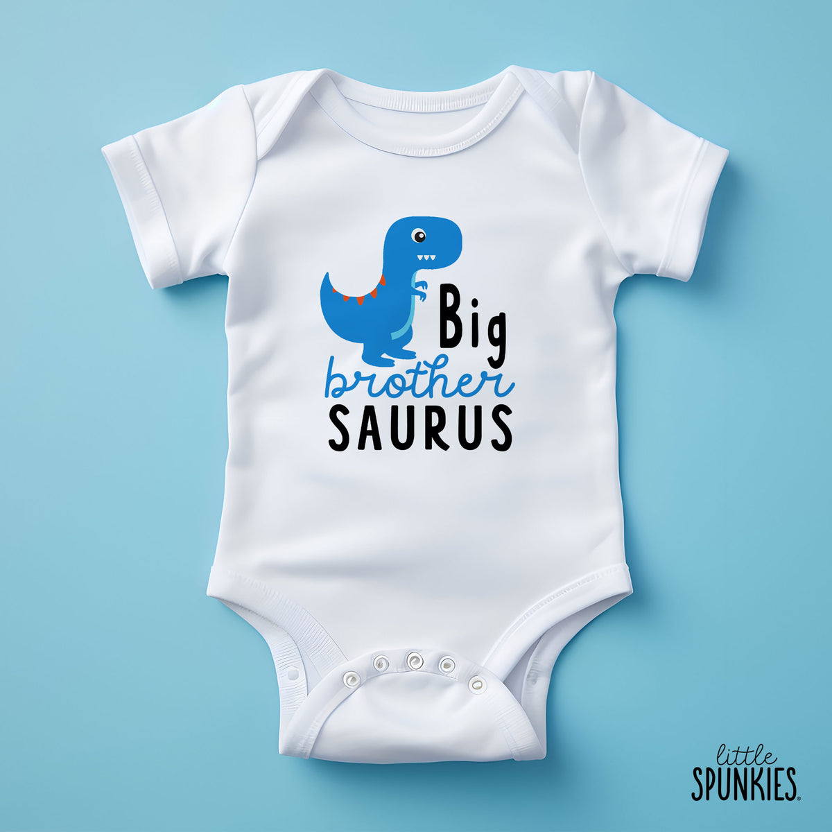 Big Brother Saurus (Blue Dino) Onesies® Brand