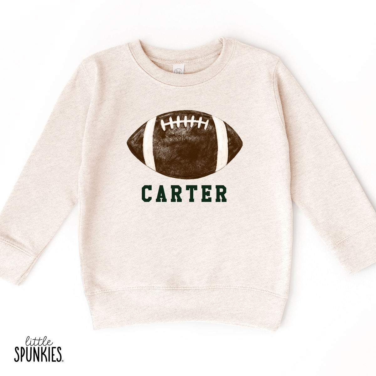 Football with Name Sweatshirt