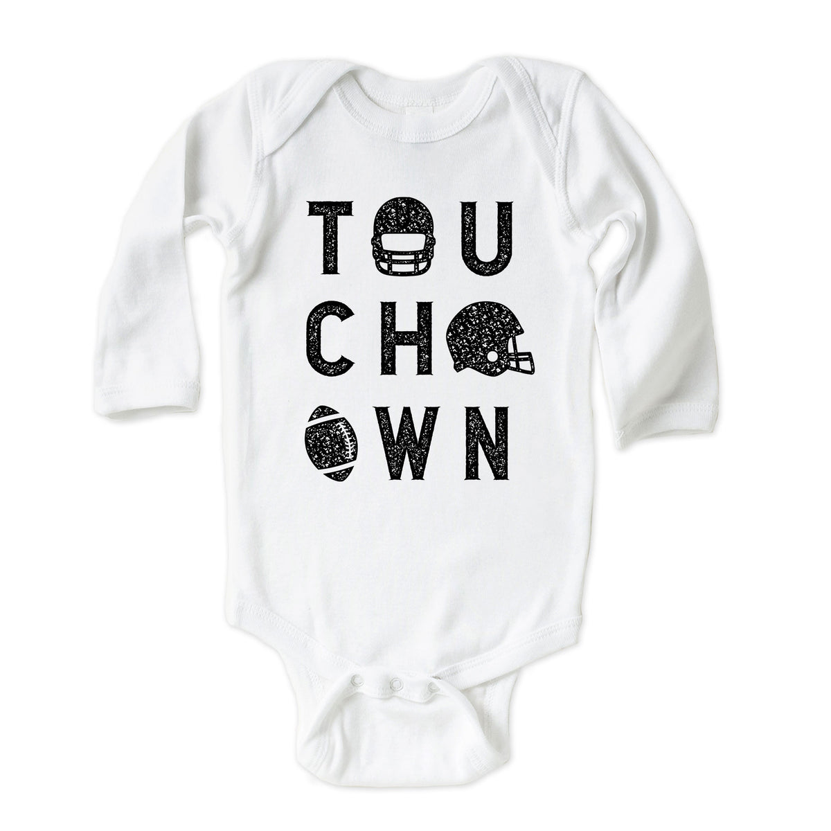 Touchdown with Helmet & Football Onesies® Brand