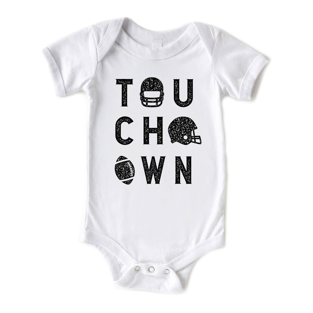 Touchdown with Helmet & Football Onesies® Brand
