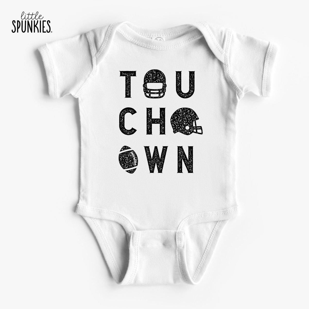 Touchdown with Helmet & Football Onesies® Brand