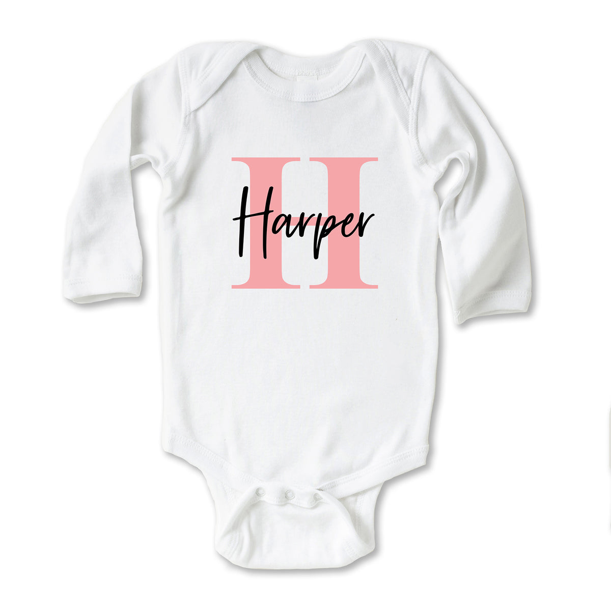 Alphabet Pink Letter Name Onesies® Brand