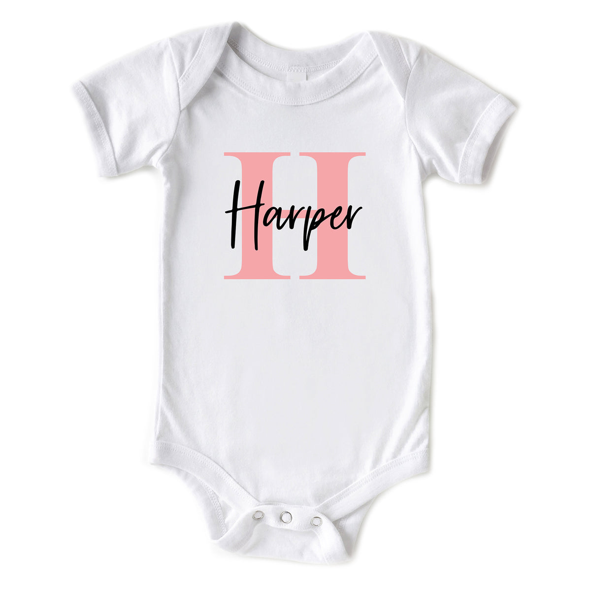 Alphabet Pink Letter Name Onesies® Brand