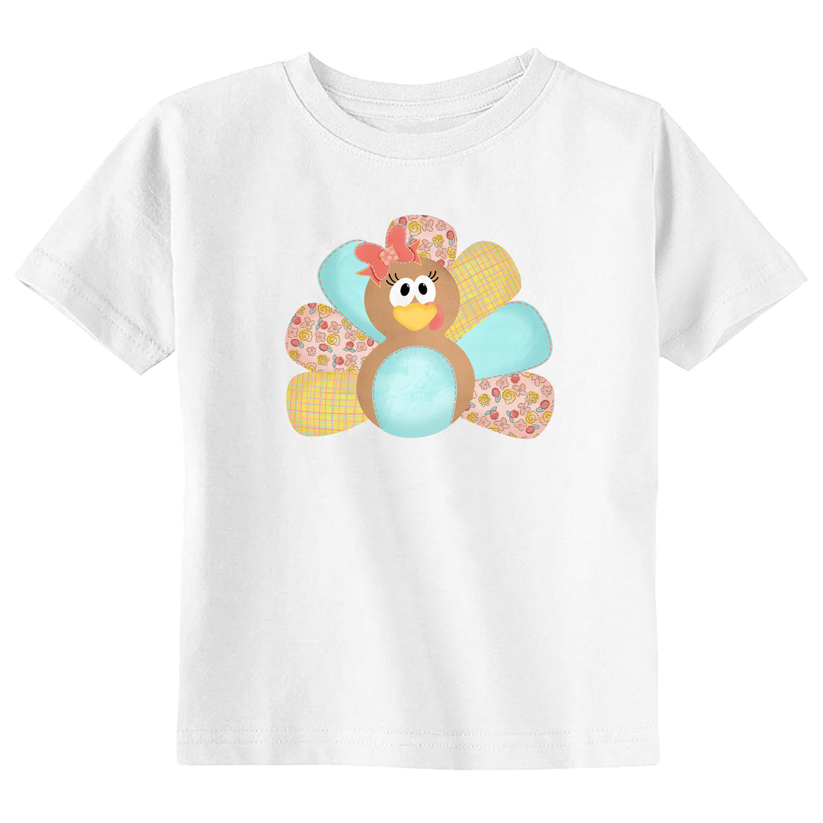 Aqua Turkey with Name T-Shirt