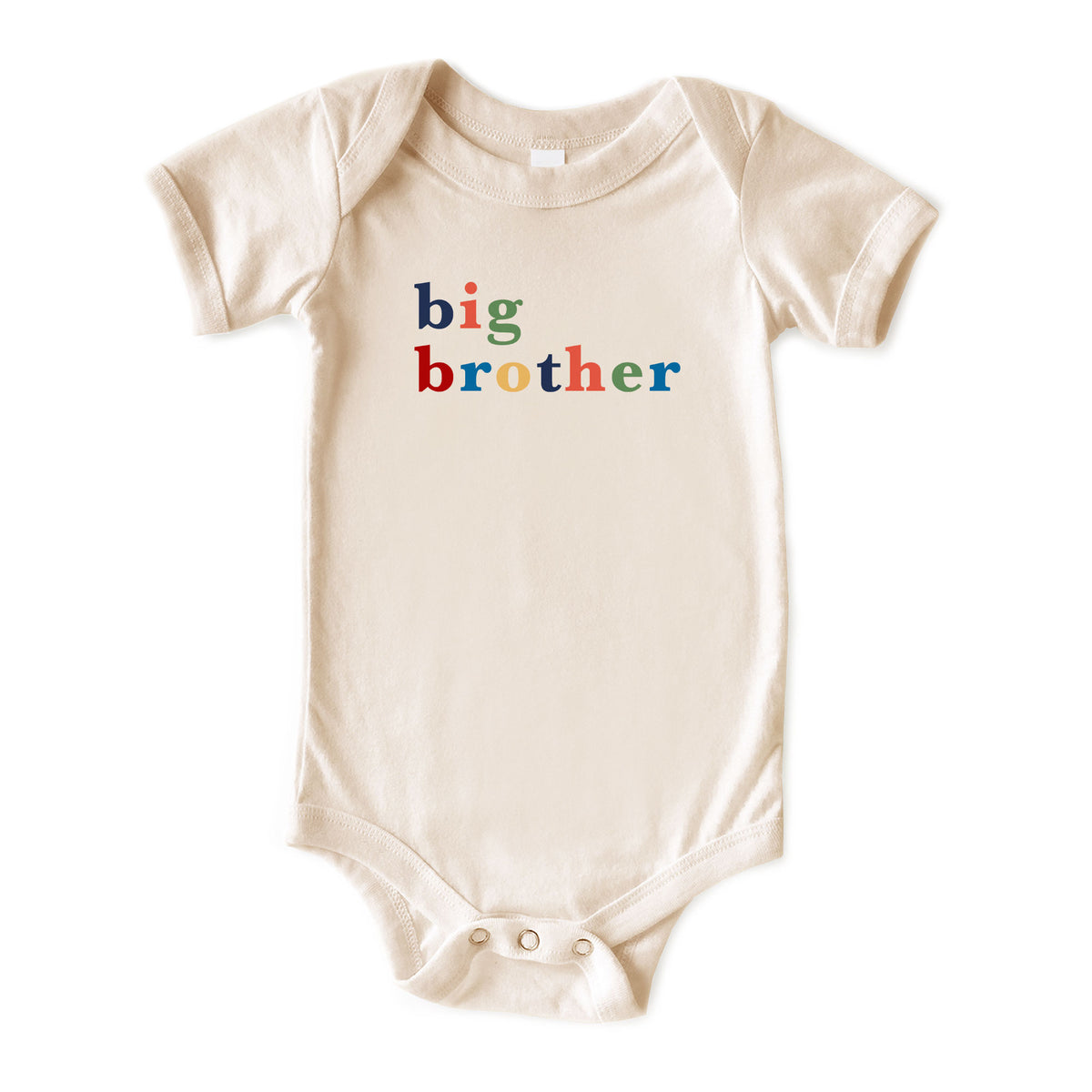 Big Brother Multi Color Natural Onesies® Brand