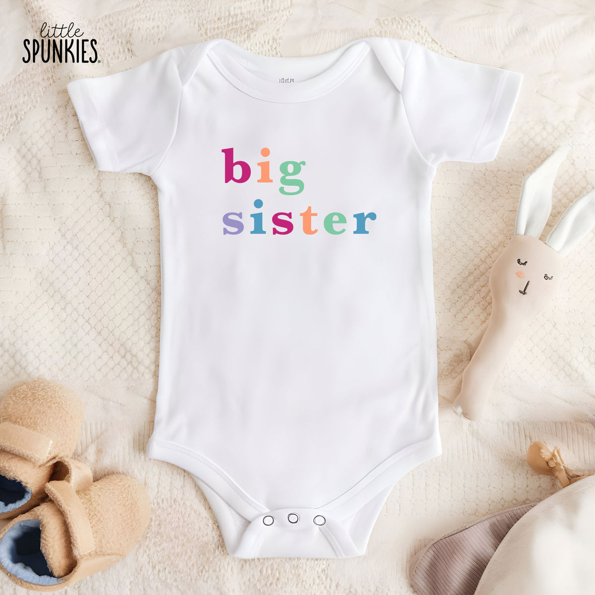 Big Sister Multi Color Onesies® Brand