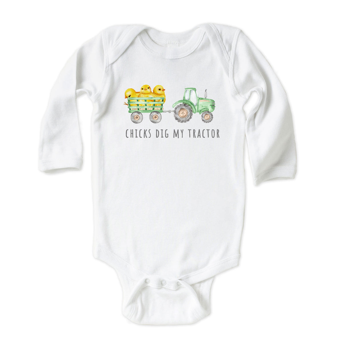 Chicks Dig My Tractor Onesies® Brand