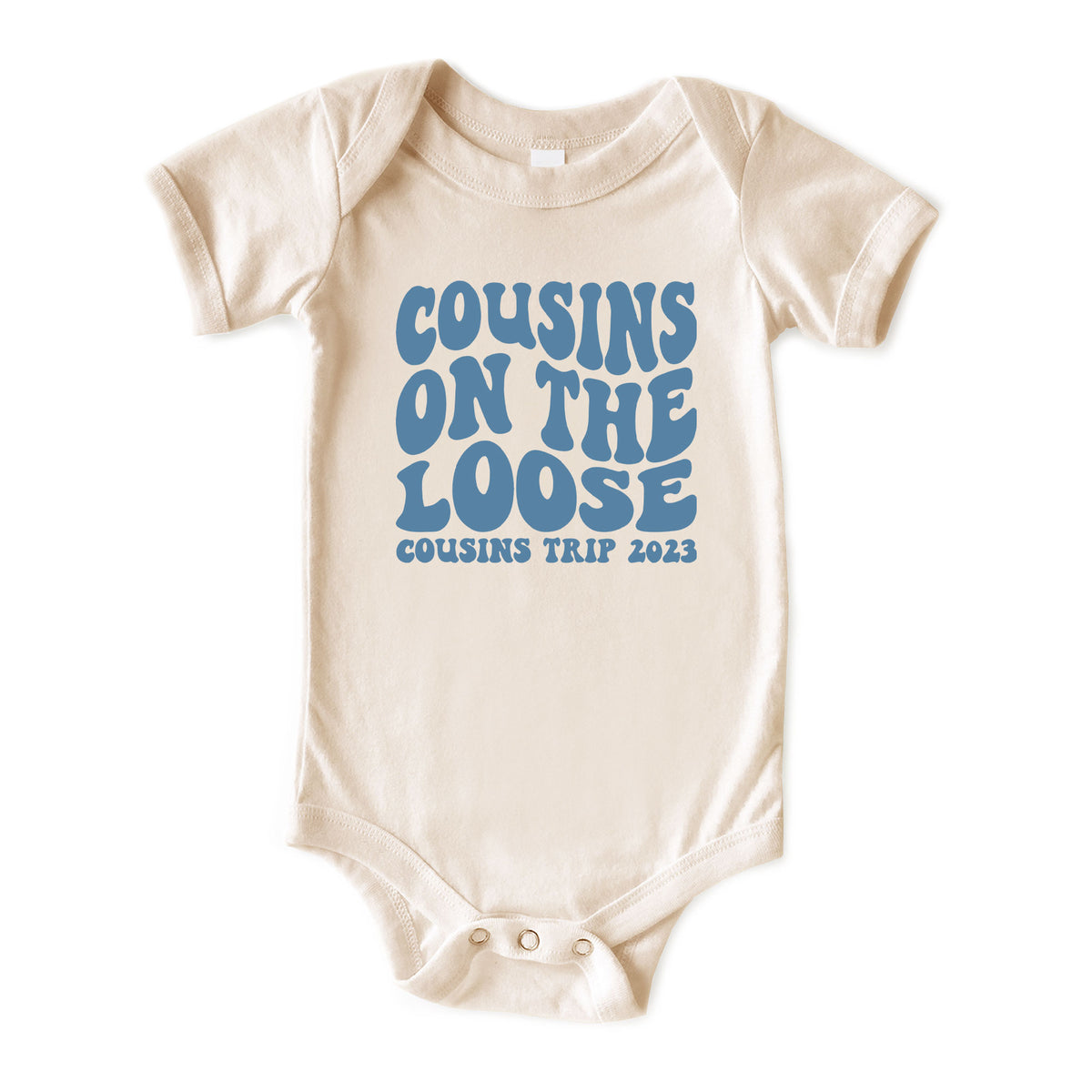 Cousins on the Loose Cousin Trip with Year Natural Onesies® Brand