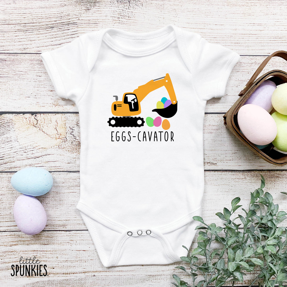 Eggs-Cavator Onesies® Brand