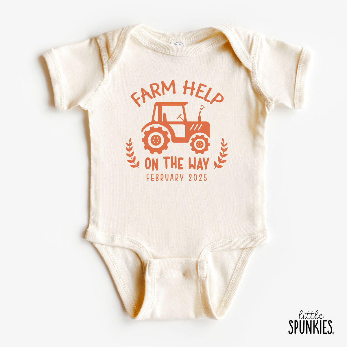 Farm Help on the Way with Date Natural Onesies® Brand