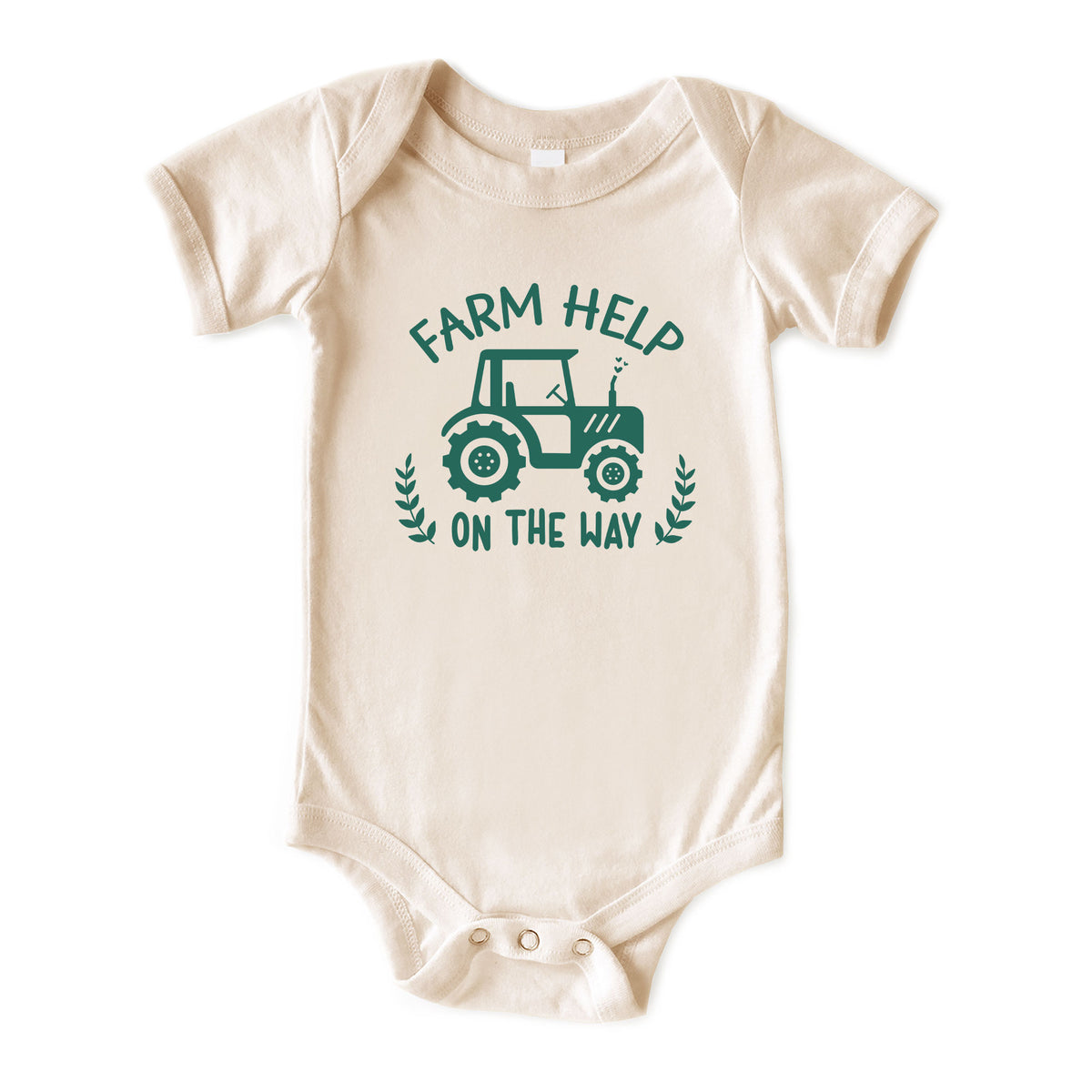 Farm Help on the Way with Date Natural Onesies® Brand