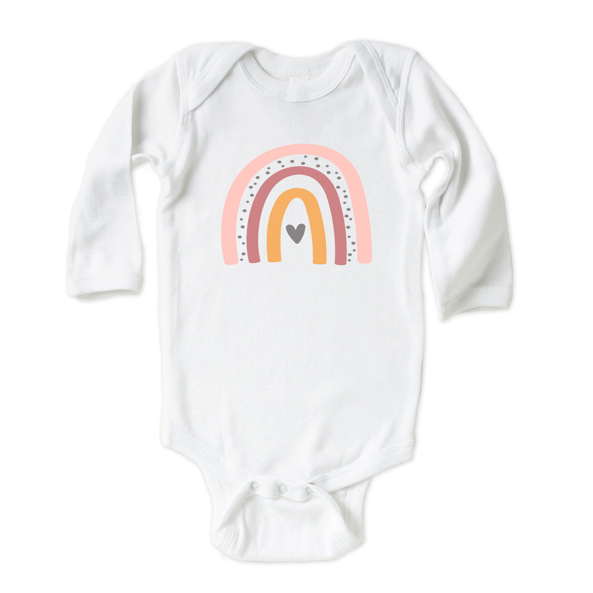 Girl Rainbow with Name Onesies® Brand