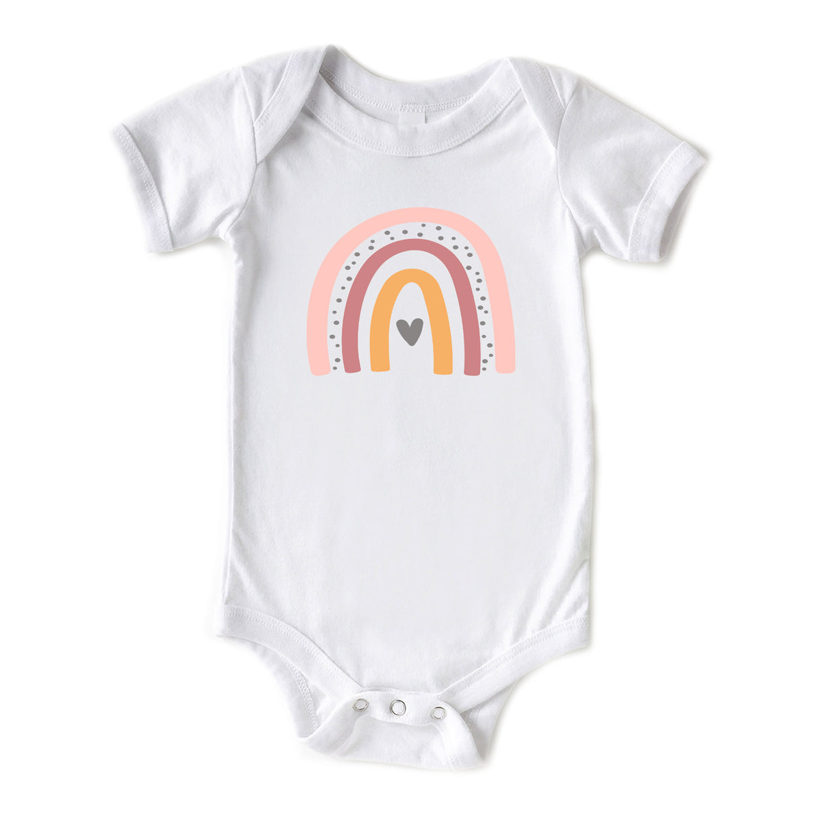 Girl Rainbow with Name Onesies® Brand