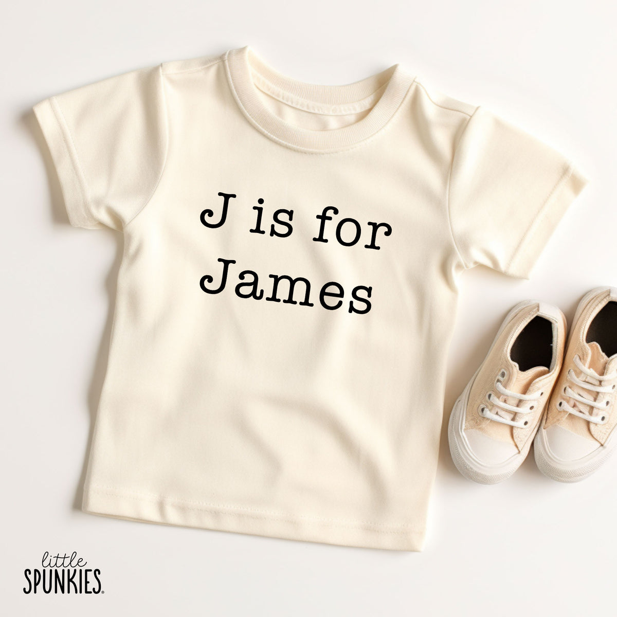 Letter is for Typewriter Name Natural T-Shirt