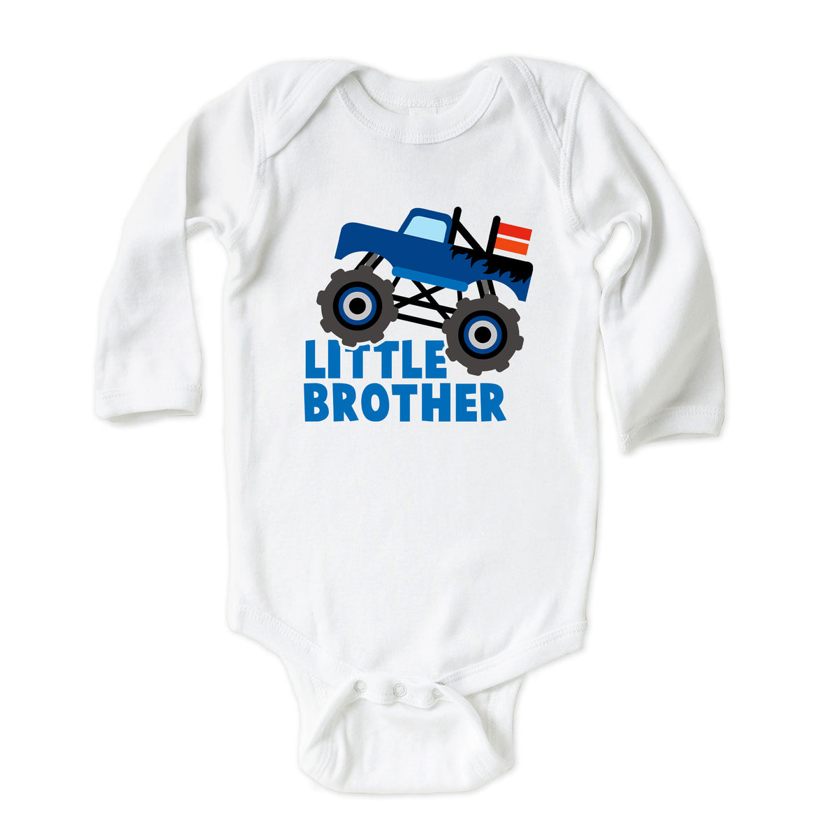 Little Brother Monster Truck Onesies® Brand