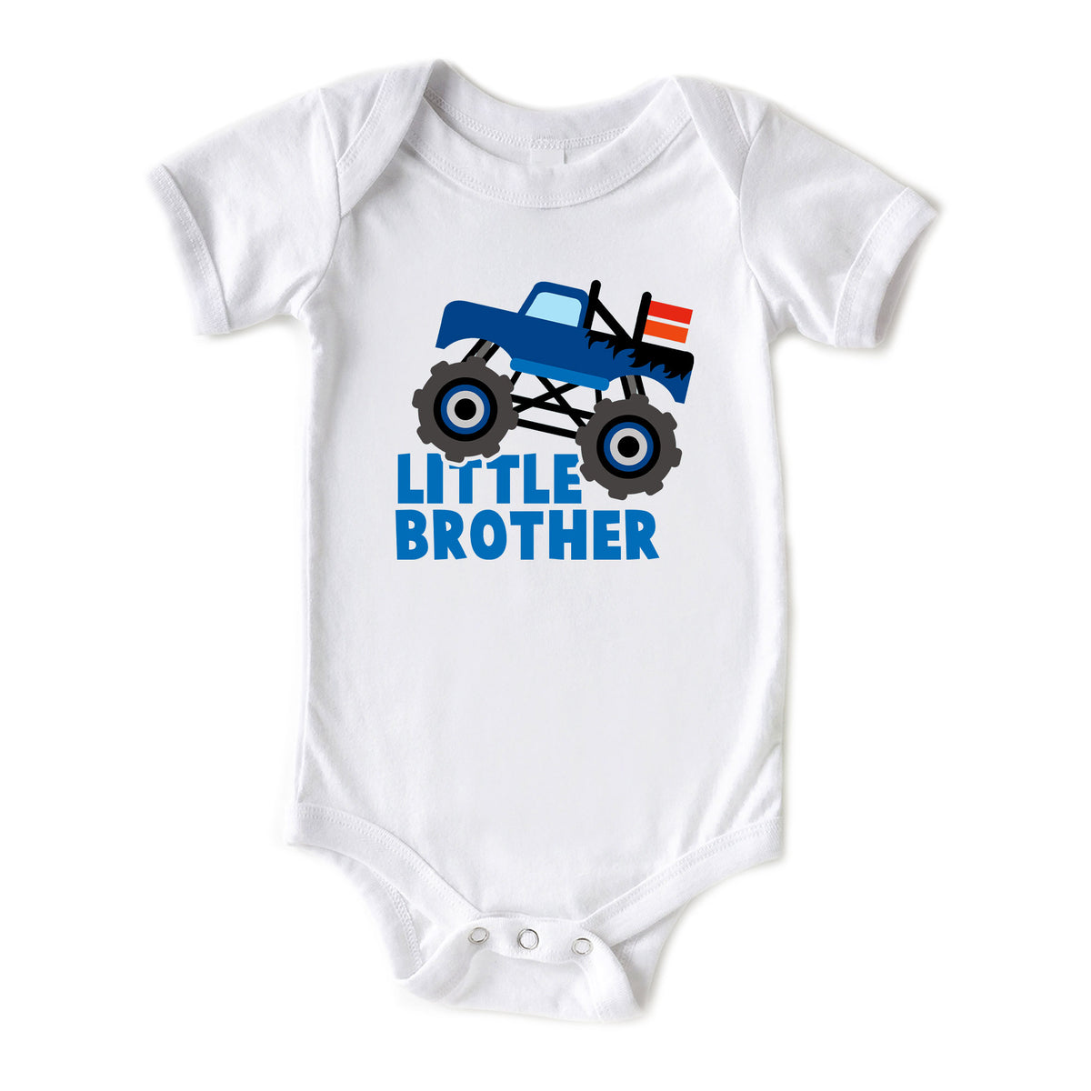 Little Brother Monster Truck Onesies® Brand