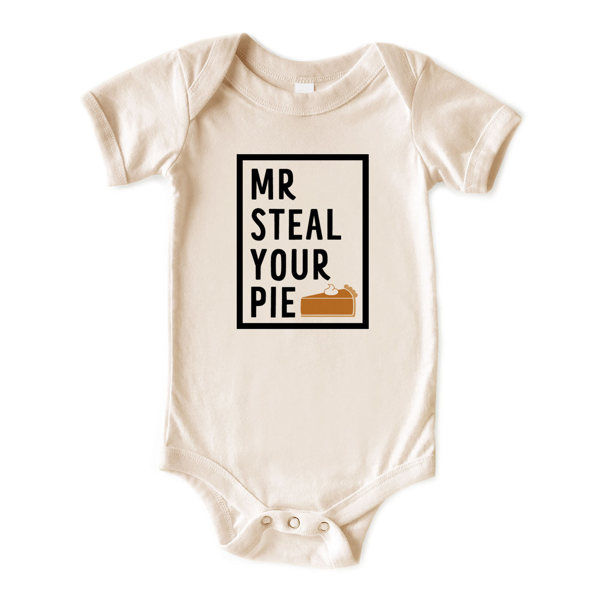 Mr Steal Your Pie Natural Onesies® Brand