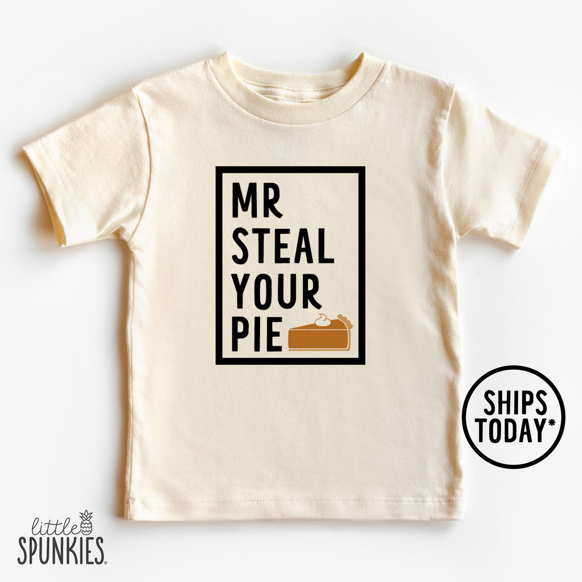 Mr. Steal Your Pie Natural T-Shirt