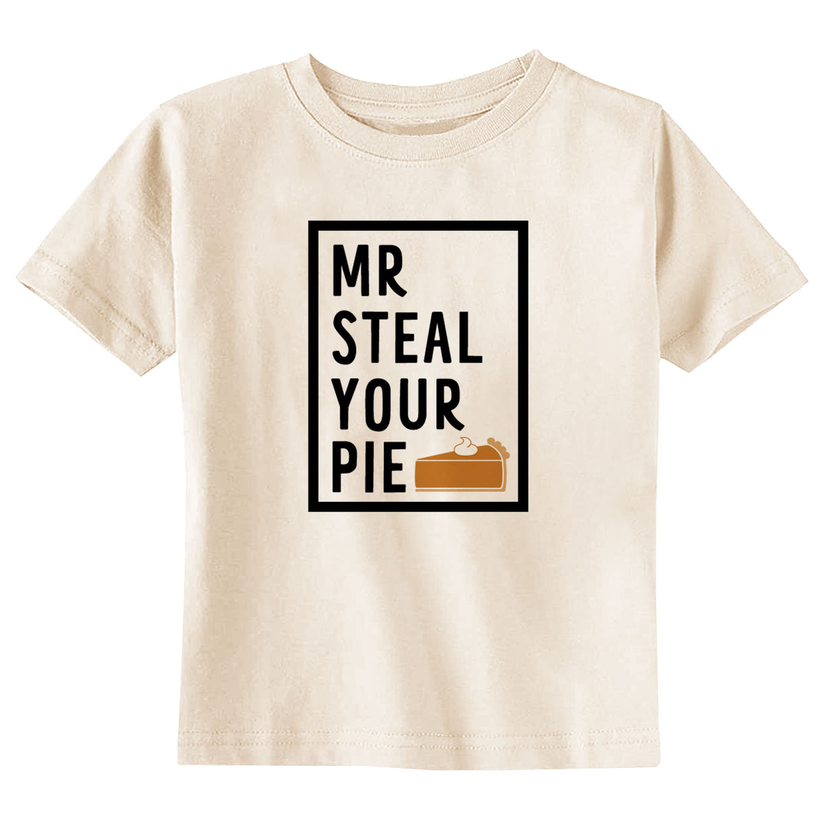 Mr. Steal Your Pie Natural T-Shirt