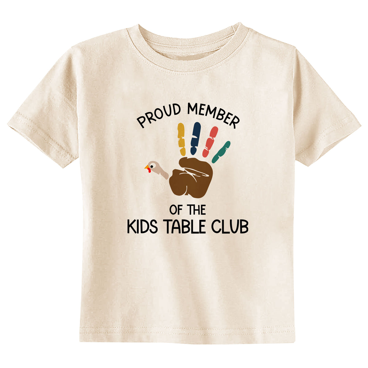Proud Member of the Kids Table Club Natural T-Shirt