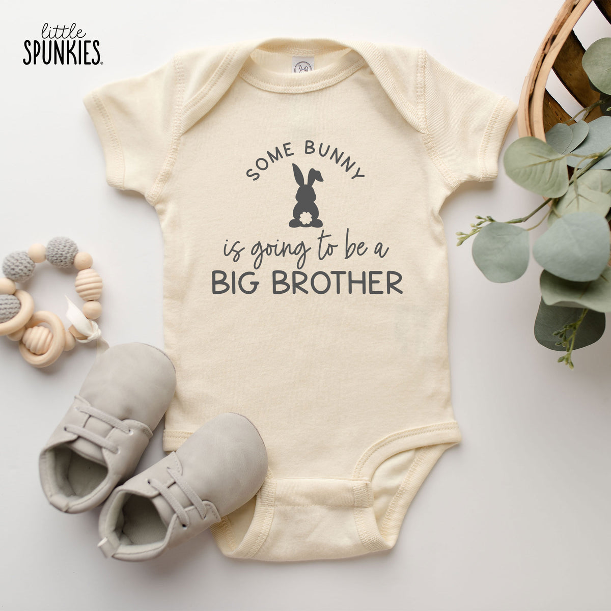 Some Bunny is Going to Be a Big Brother Natural Onesies® Brand