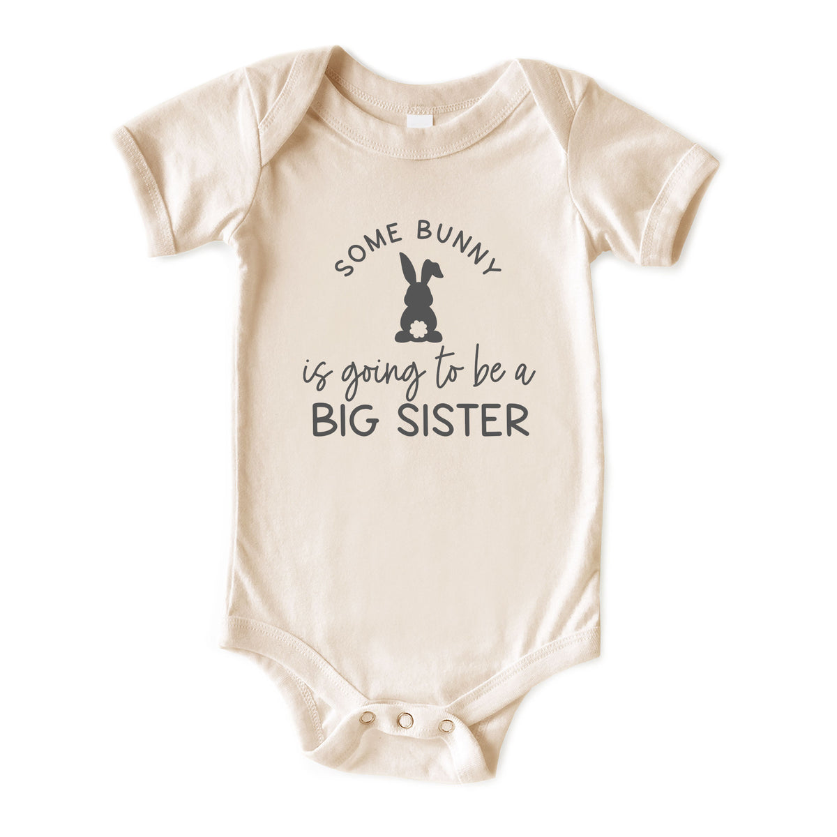 Some Bunny is Going to Be a Big Sister Natural Onesies® Brand