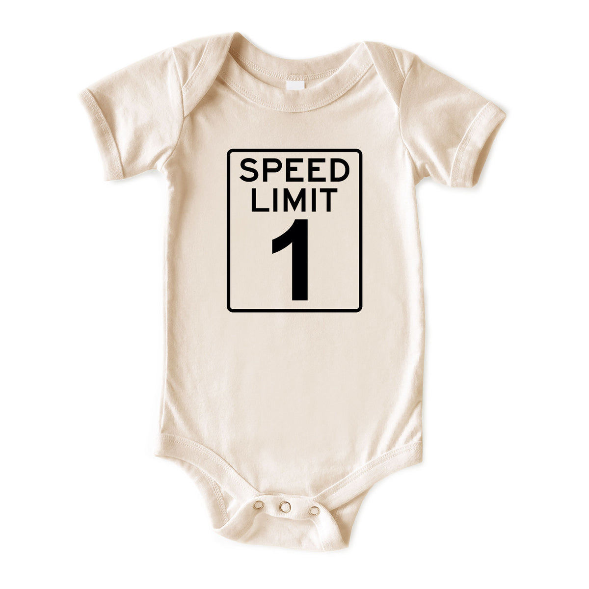 Speed Limit 1 Natural Onesies® Brand