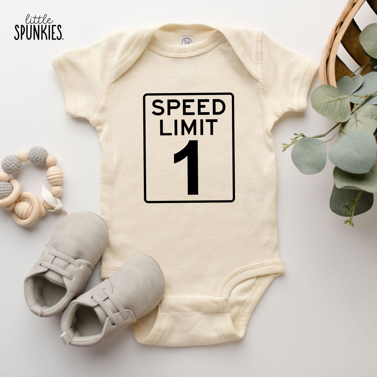 Speed Limit 1 Natural Onesies® Brand