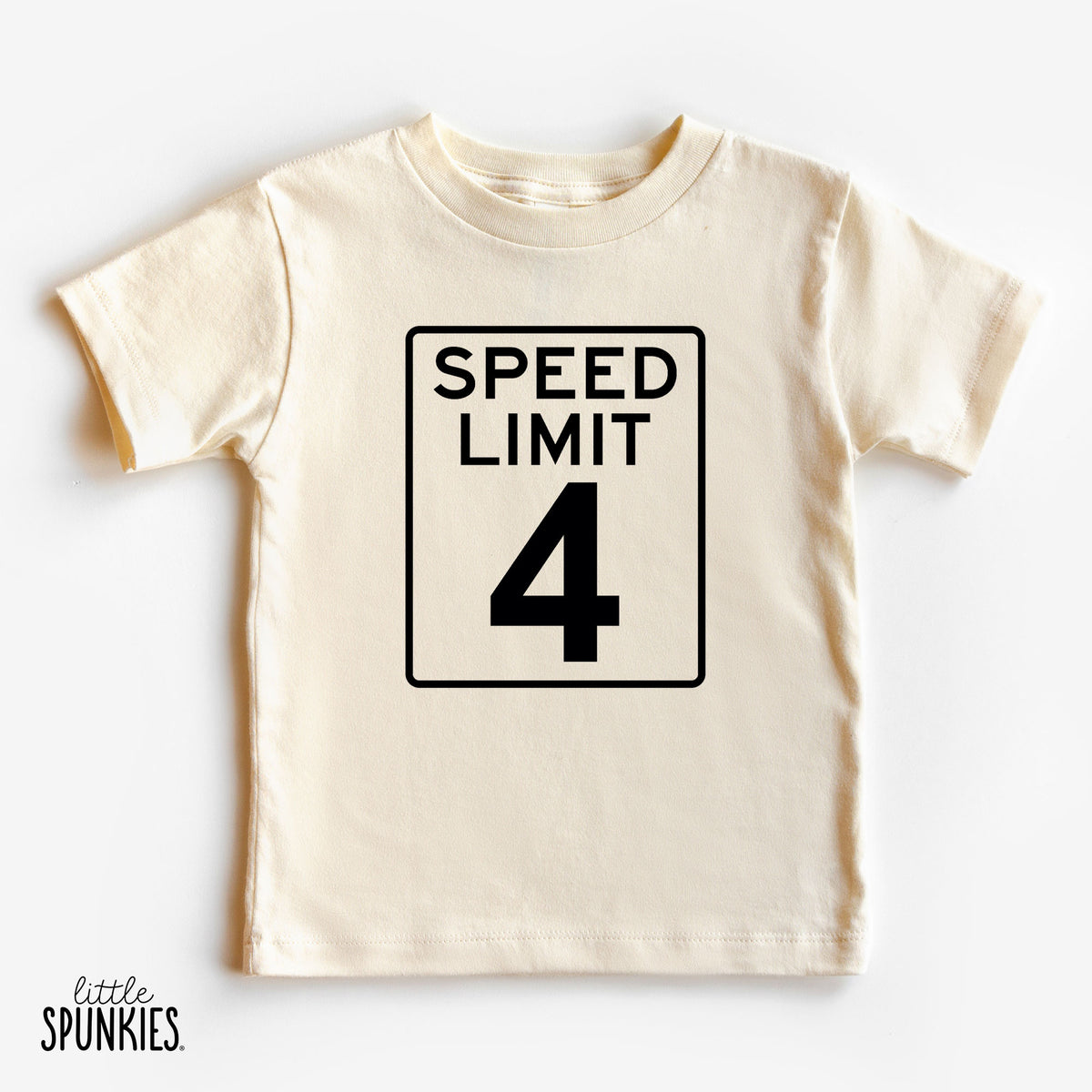Speed Limit 4 Natural T-Shirt