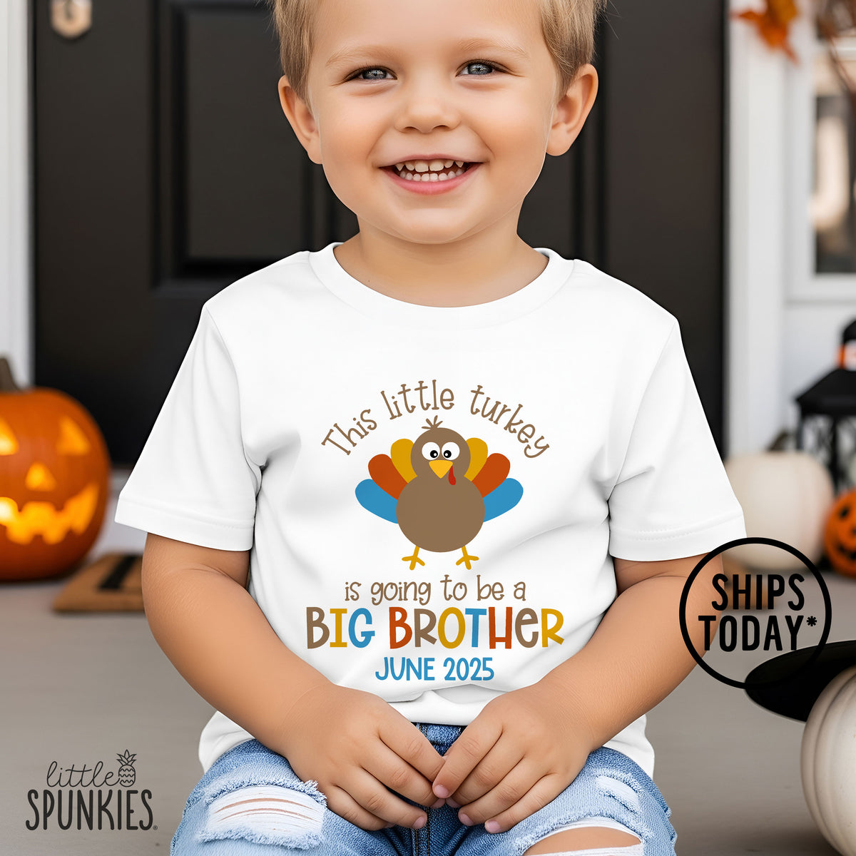 This Little Turkey is going to be a Big Brother T-Shirt