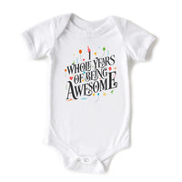 One Whole Year of Awesome 1st Birthday Baby Onesie