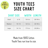 Four Birthday Girl Toddler & Youth T-Shirt HANDWRITTEN