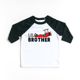 Little Brother Announcement Airplane Toddler Raglan