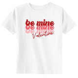 Be Mine Retro Valentine Toddler Shirt