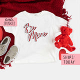 Be Mine Retro Valentine's Day Girl Toddler Shirt