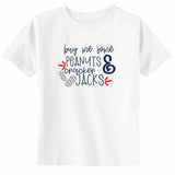 Buy Me Peanuts & Cracker Jacks Baseball Fun Sports Toddler & Youth Baseball T-Shirt