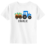 Personalized Easter Carrot Tractor Toddler & Youth Easter T-Shirt