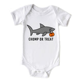 Chomp or Treat SHARK Halloween Cute Baby Unisex Onesie