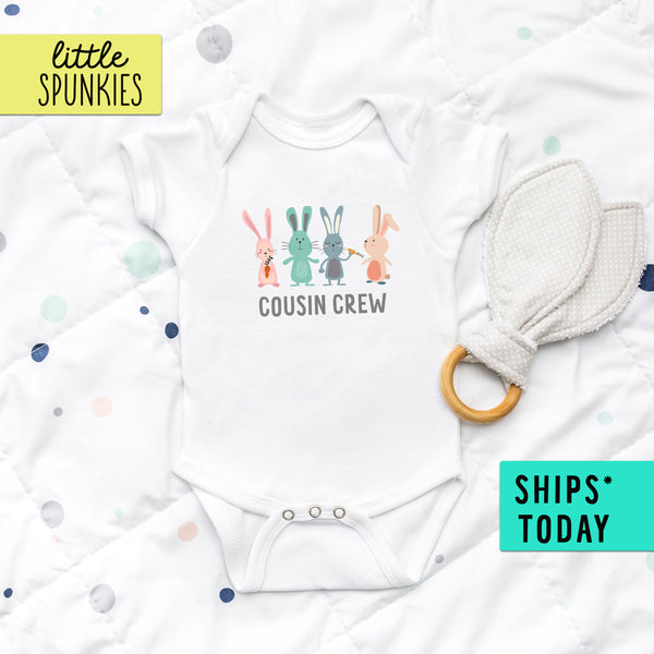 Cousin Crew Cute Baby Family Easter Onesie