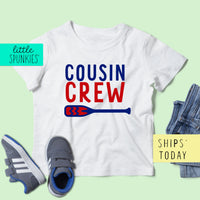Cousin Crew with Paddle Toddler Youth Summer Shirt