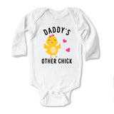 Daddy's Other Chick Father's Day Baby Girl Onesie