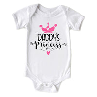 Daddy's Princess Father's Day Baby Girl Onesie