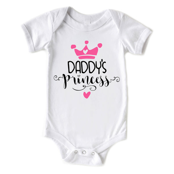 Daddy's Princess Father's Day Baby Girl Onesie