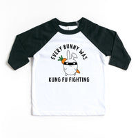 Every Bunny Was Kung Fu Fighting Toddler Easter Raglan