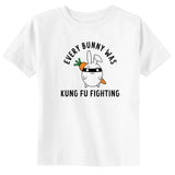 Every Bunny Was Kung-Fu Fighting Toddler & Youth Easter T-Shirt