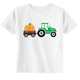 Fall Green Tractor Fall Toddler Youth Shirts and Raglans