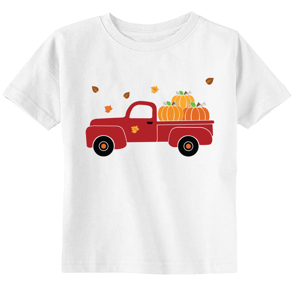 Fall Red Truck Fall Toddler Youth Shirts and Raglans