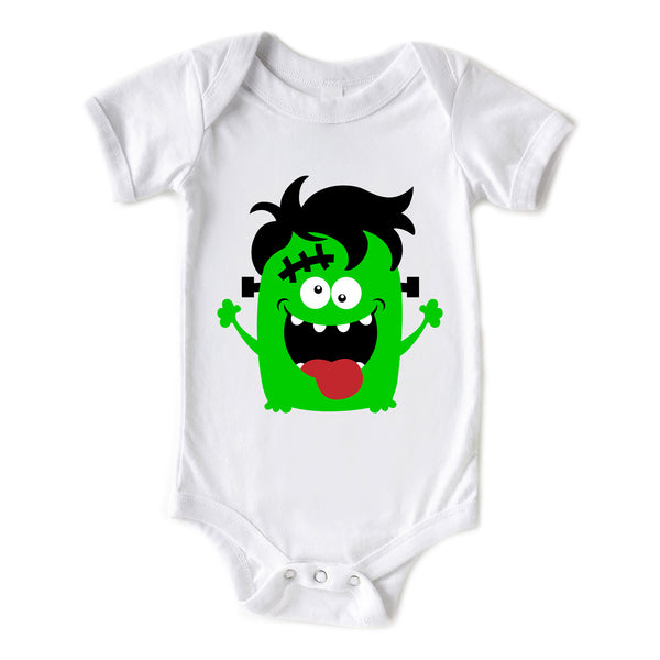 Franken Monster Halloween Frankenstein Baby Unisex Onesie